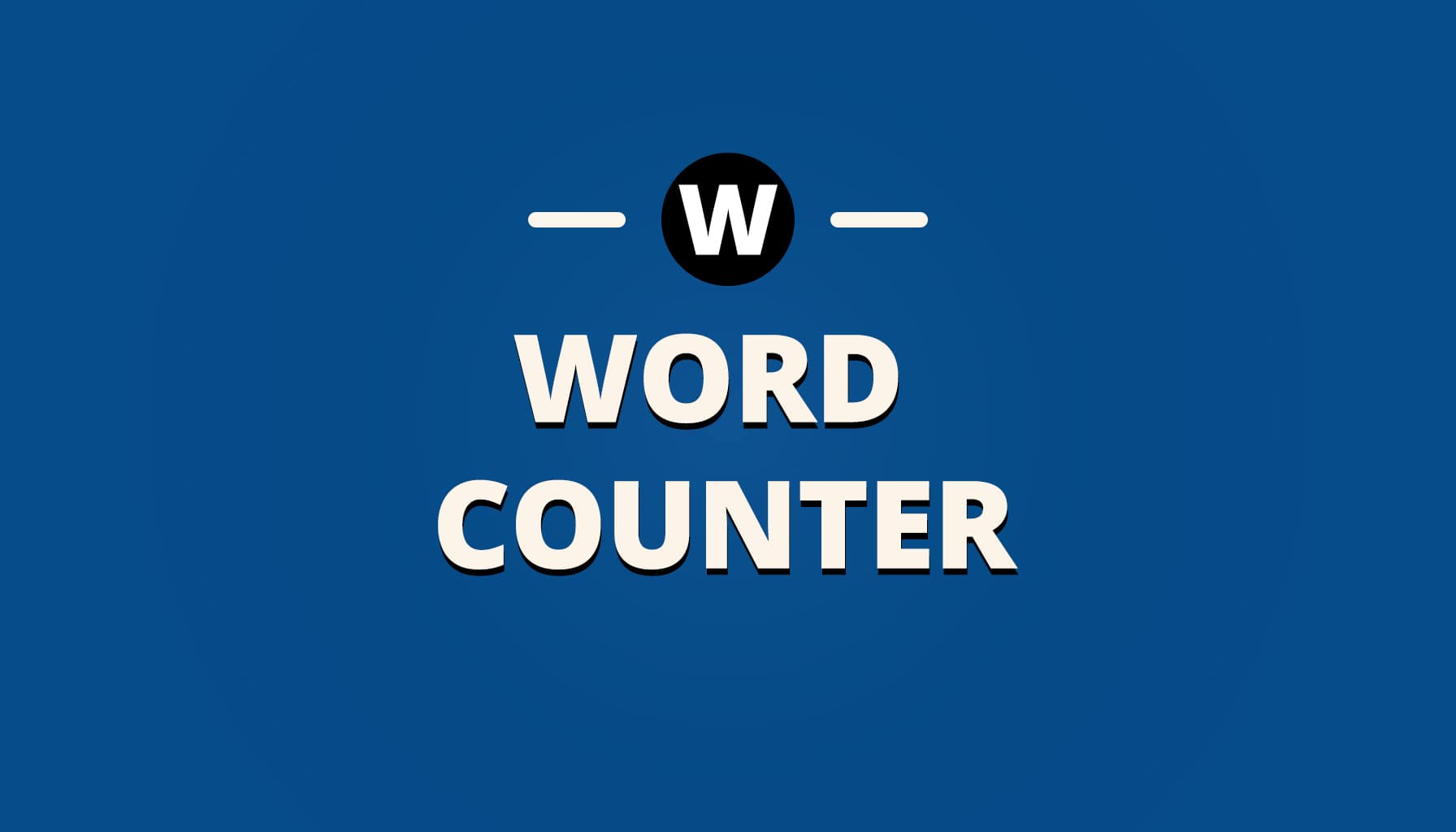 Word Counter